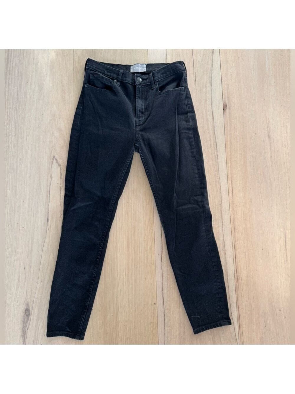 Everlane High Rise Ankle Black Jeans Size 28
